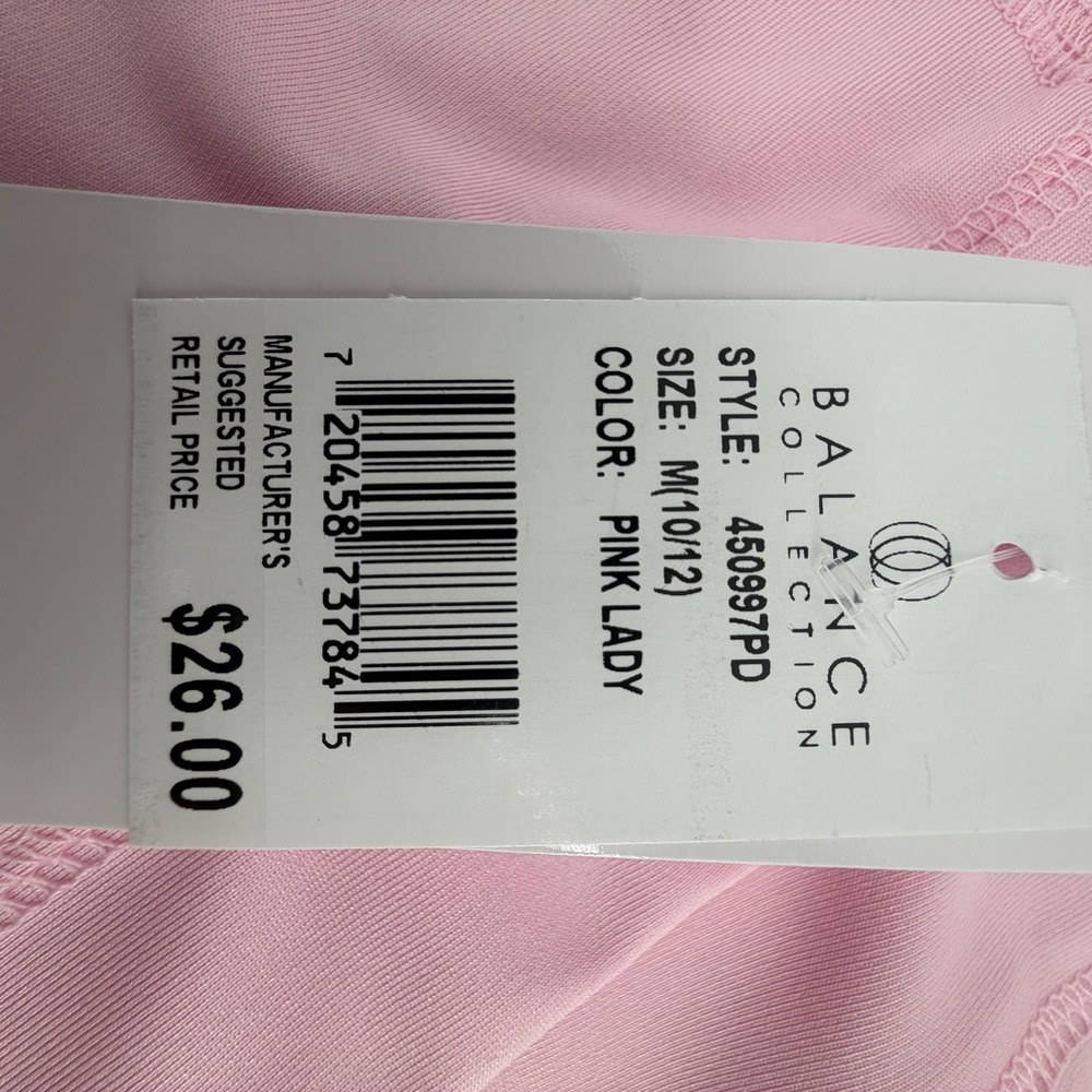 Balance Collection Kids Pink Lady Leggings Size M 10 12 Polyester Spandex Pocket - Picture 2 of 6